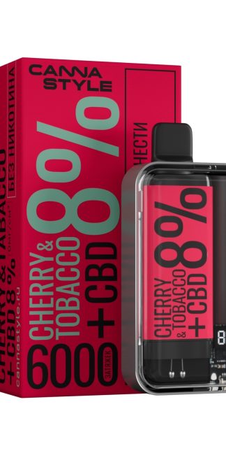 Вейп с CBD 8% (800 мг) 6000 затяжек